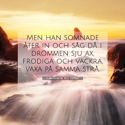 1 Mosebok 41:5 Bibelvers Förklarad