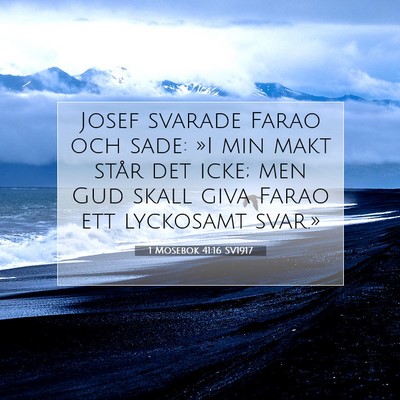 1 Mosebok 41:16 Bibelvers Förklarad