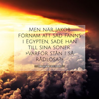 1 Mosebok 42:1 Bibelvers Förklarad