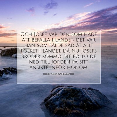 1 Mosebok 42:6 Bibelvers Förklarad