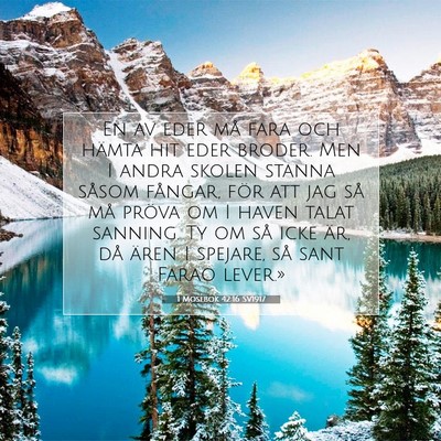 1 Mosebok 42:16 Bibelvers Förklarad