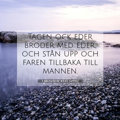 1 Mosebok 43:13 Bibelvers Förklarad