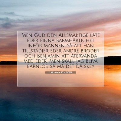 1 Mosebok 43:14 Bibelvers Förklarad