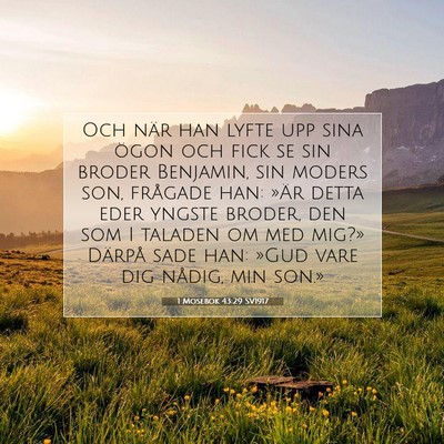 1 Mosebok 43:29 Bibelvers Förklarad