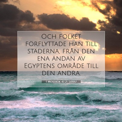 1 Mosebok 47:21 Bibelvers Förklarad