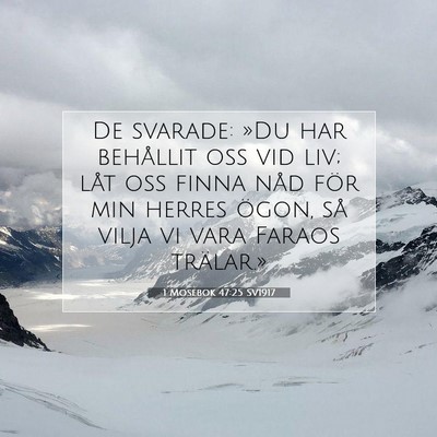 1 Mosebok 47:25 Bibelvers Förklarad