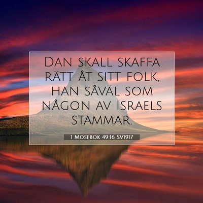 1 Mosebok 49:16 Bibelvers Förklarad
