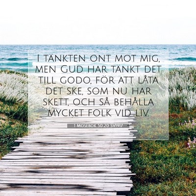 1 Mosebok 50:20 SV1917 Bild av bibelvers