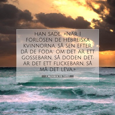 2 Mosebok 1:16 Bibelvers Förklarad