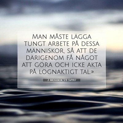 2 Mosebok 5:9 Bibelvers Förklarad