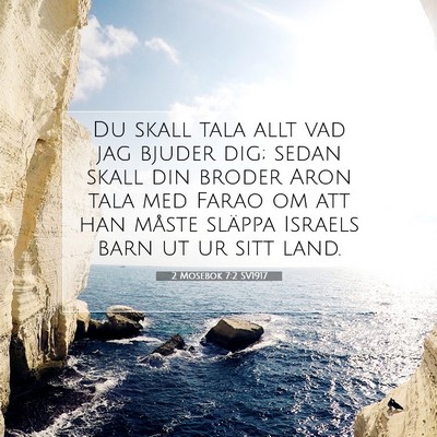 2 Mosebok 7:2 SV1917 Bild av bibelvers
