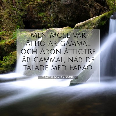 2 Mosebok 7:7 Bibelvers Förklarad