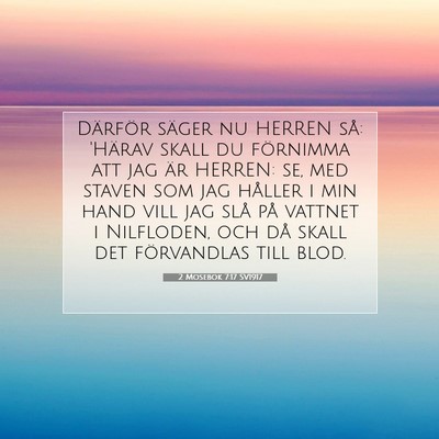 2 Mosebok 7:17 SV1917 Bild av bibelvers