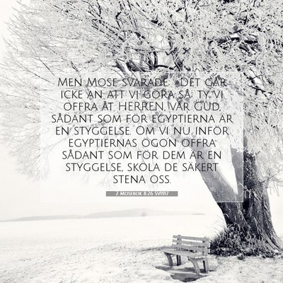 2 Mosebok 8:26 Bibelvers Förklarad