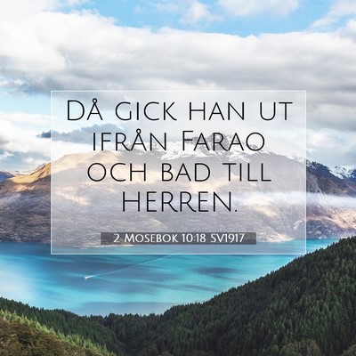 2 Mosebok 10:18 Bibelvers Förklarad
