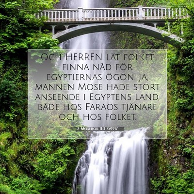 2 Mosebok 11:3 Bibelvers Förklarad