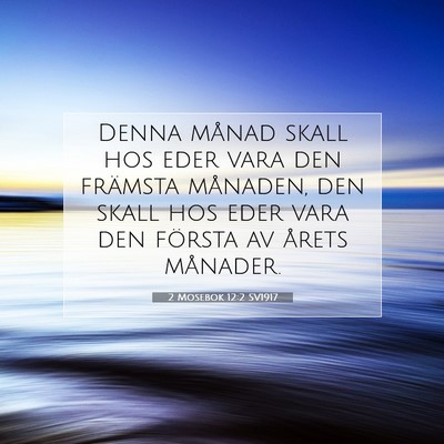 2 Mosebok 12:2 Bibelvers Förklarad
