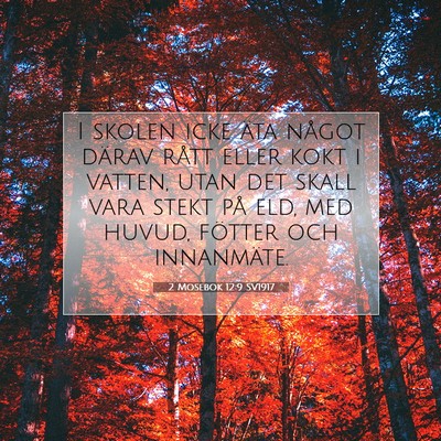 2 Mosebok 12:9 Bibelvers Förklarad