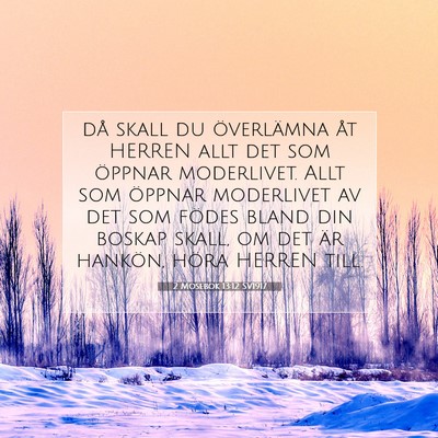 2 Mosebok 13:12 SV1917 Bild av bibelvers