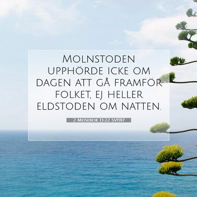 2 Mosebok 13:22 Bibelvers Förklarad