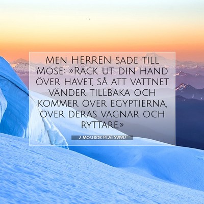 2 Mosebok 14:26 SV1917 Bild av bibelvers