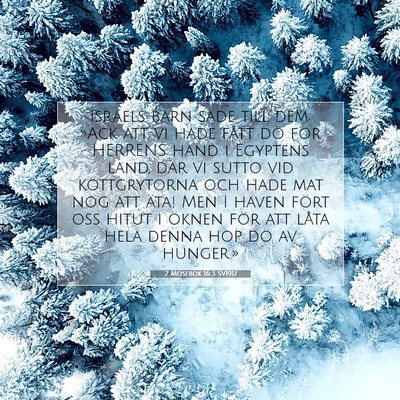 2 Mosebok 16:3 SV1917 Bild av bibelvers
