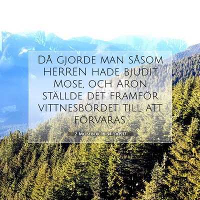 2 Mosebok 16:34 SV1917 Bild av bibelvers
