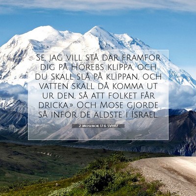 2 Mosebok 17:6 SV1917 Bild av bibelvers