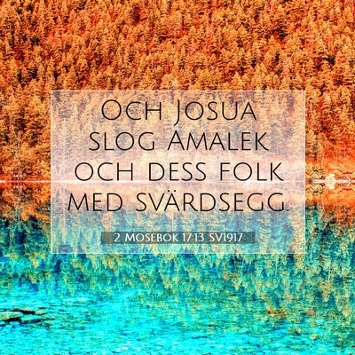 2 Mosebok 17:13 Bibelvers Förklarad