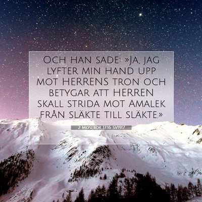2 Mosebok 17:16 Bibelvers Förklarad