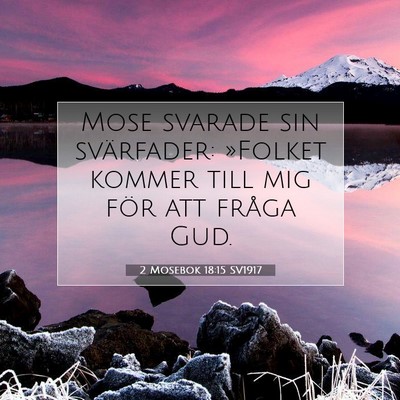 2 Mosebok 18:15 SV1917 Bild av bibelvers