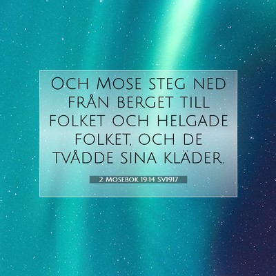 2 Mosebok 19:14 Bibelvers Förklarad
