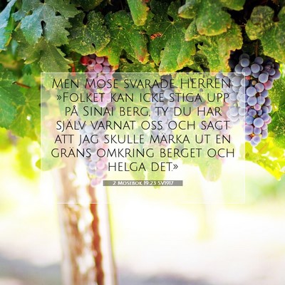 2 Mosebok 19:23 Bibelvers Förklarad