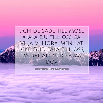 2 Mosebok 20:19 SV1917 Bild av bibelvers