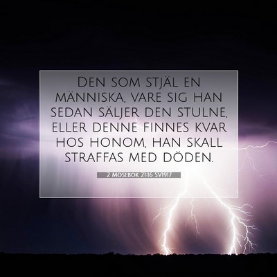 2 Mosebok 21:16 Bibelvers Förklarad