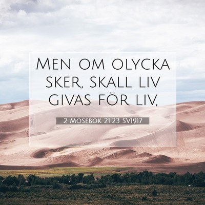 2 Mosebok 21:23 Bibelvers Förklarad