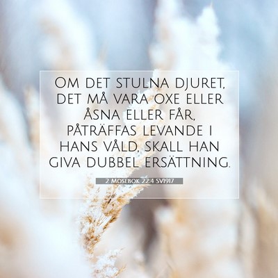 2 Mosebok 22:4 SV1917 Bild av bibelvers