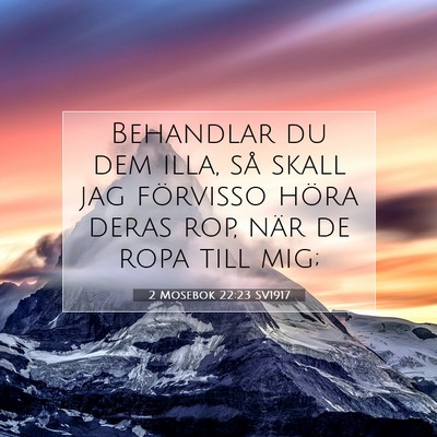 2 Mosebok 22:23 Bibelvers Förklarad