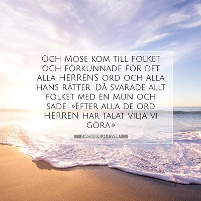 2 Mosebok 24:3 SV1917 Bild av bibelvers