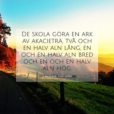 2 Mosebok 25:10 Bibelvers Förklarad