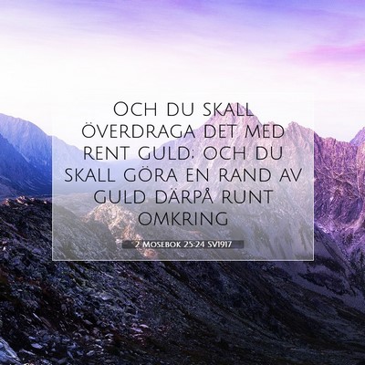 2 Mosebok 25:24 Bibelvers Förklarad