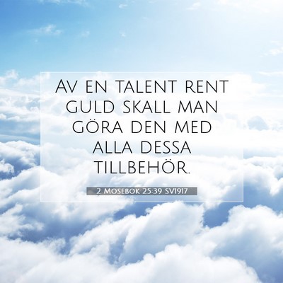 2 Mosebok 25:39 Bibelvers Förklarad
