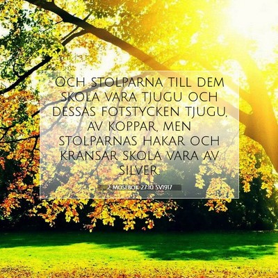 2 Mosebok 27:10 Bibelvers Förklarad