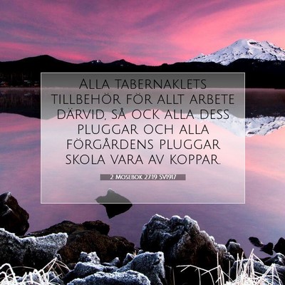 2 Mosebok 27:19 Bibelvers Förklarad