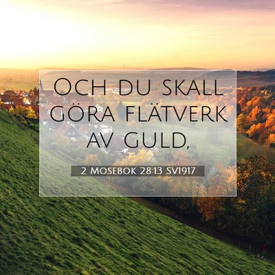 2 Mosebok 28:13 Bibelvers Förklarad