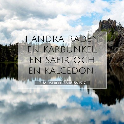 2 Mosebok 28:18 Bibelvers Förklarad