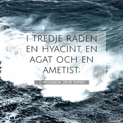 2 Mosebok 28:19 Bibelvers Förklarad