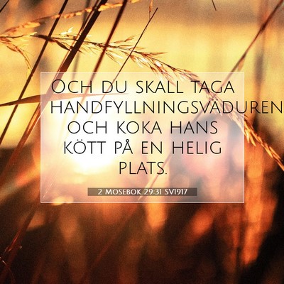 2 Mosebok 29:31 Bibelvers Förklarad