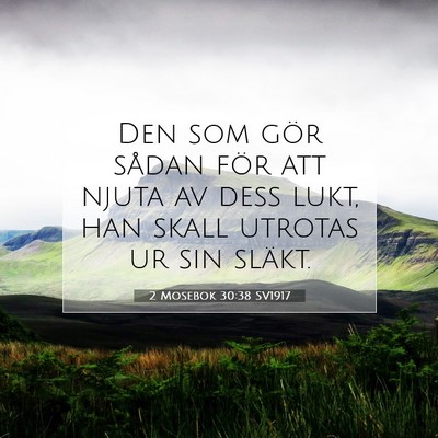 2 Mosebok 30:38 Bibelvers Förklarad