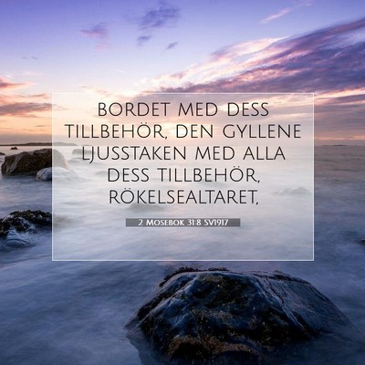 2 Mosebok 31:8 Bibelvers Förklarad
